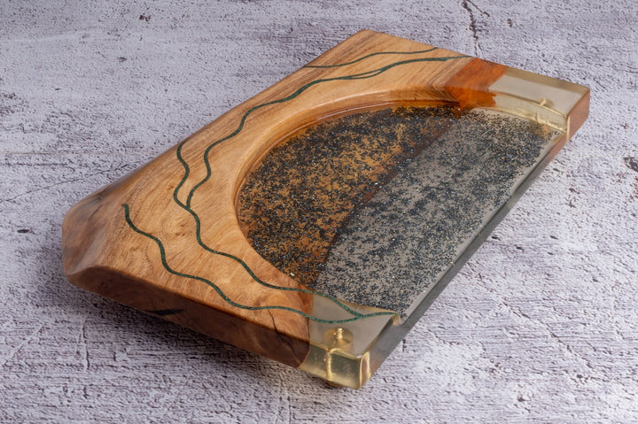 Hasharon Mazza Shemurah or Round Challah Display Tray