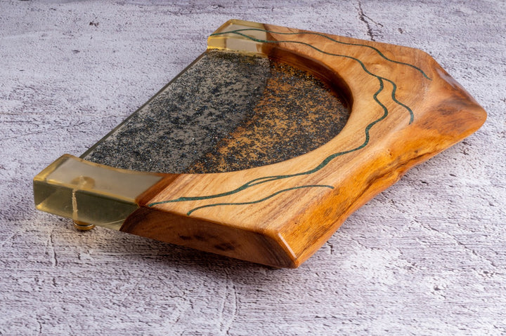 Hasharon Mazza Shemurah or Round Challah Display Tray